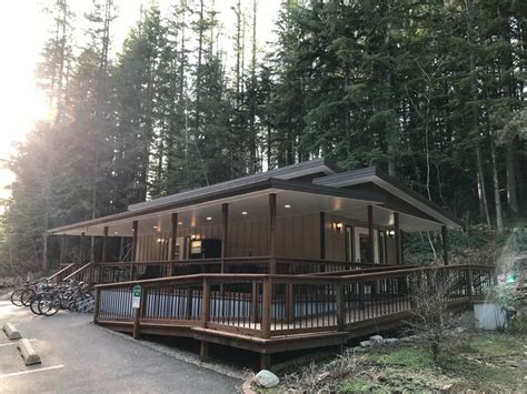 Enjoy sitting on the large covered deck and appreciate the nature around you. . The glen at maple falls